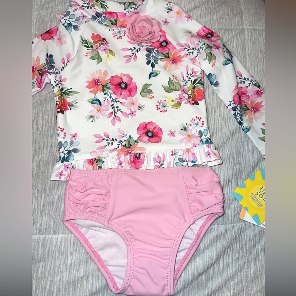 Two piece baby swimsuit
